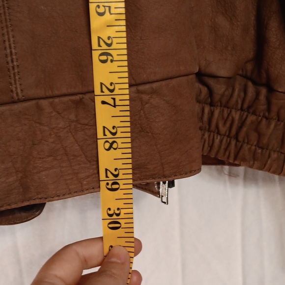 Phase 2 Men's Brown Leather Jacket 2X - Picture 7 of 8